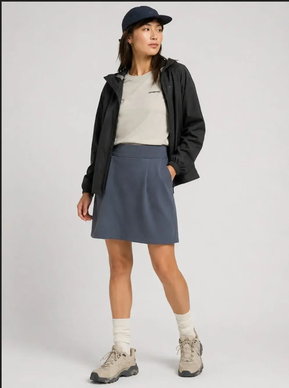Patagonia Organic Cotton Tencel Blend S Sustainable Minimalist Gorpcore S Skirt